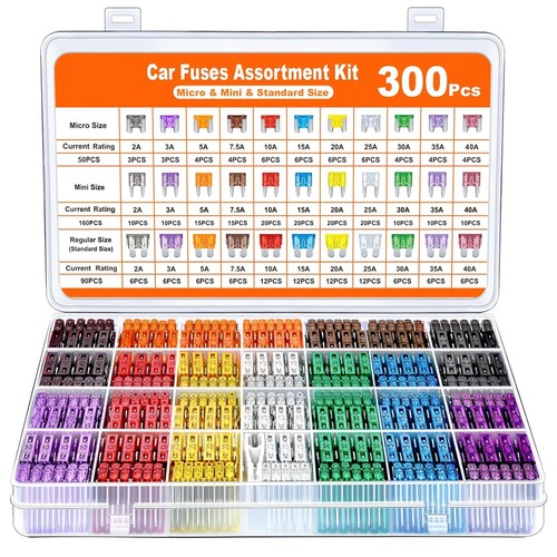 300pcs car fuse assortment - 300pcs,